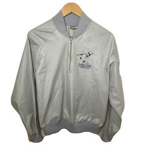 VTG 70s NWT Bomber Jacket Windbreaker North Truro Camping Area Cape Code Women M